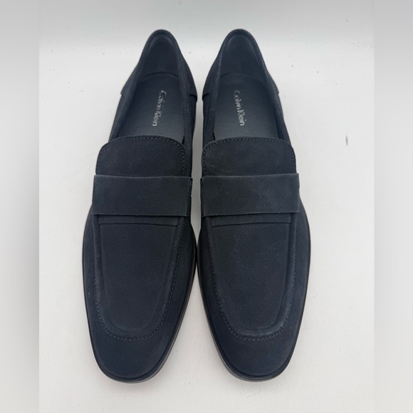 BRAND NEW Calvin Klein Kasper Men\'s Gray Suede Leather Loafers Shoes Size 10 M main image 5